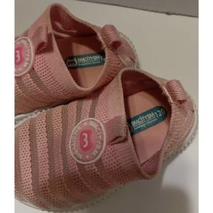 BMCITYBM Infant Tennis Walking Shoes Slip On Pink Size 4 (120)